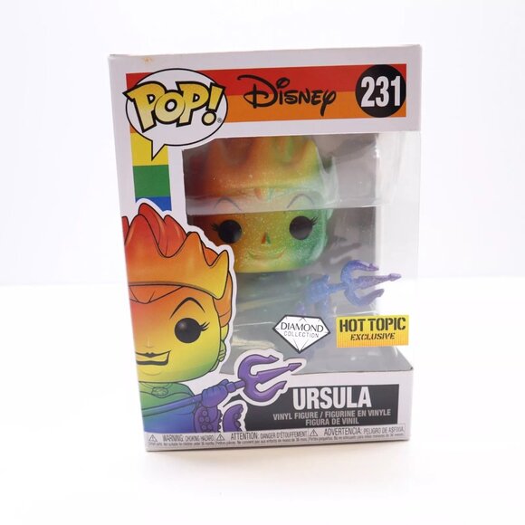 Funko Disney Ursula 231 Diamond Hot Topic Exclusive. With Pop Protector. 2021 - Picture 1 of 4